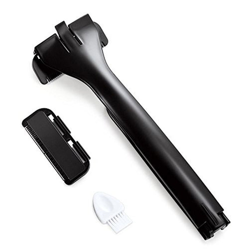 Black manual folding back shaver, supplier product photo